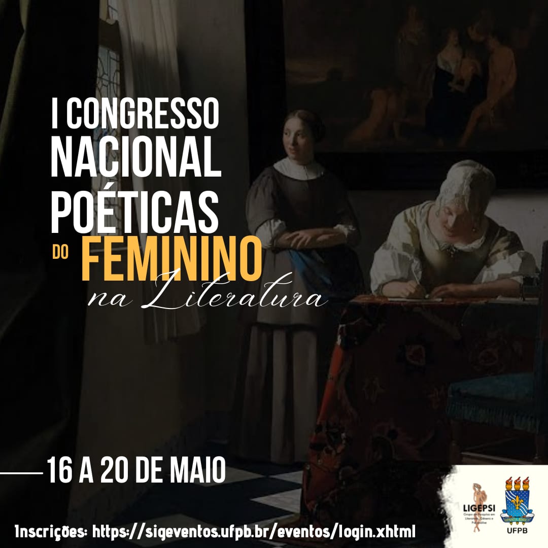 Programação do I Congresso Nacional Poéticas do Feminino na Literatura