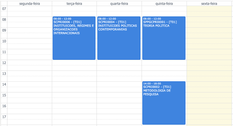 Horario 2020.2