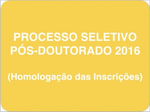 Homologação das Inscrições PNPD
