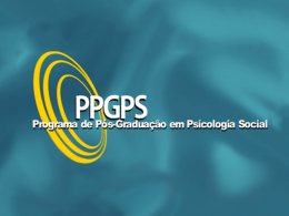 Jornadas PPGPS 2016: Anais e Certificados