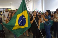 CCS recepciona os novos discentes, 2019.1      Imagem Weltorres