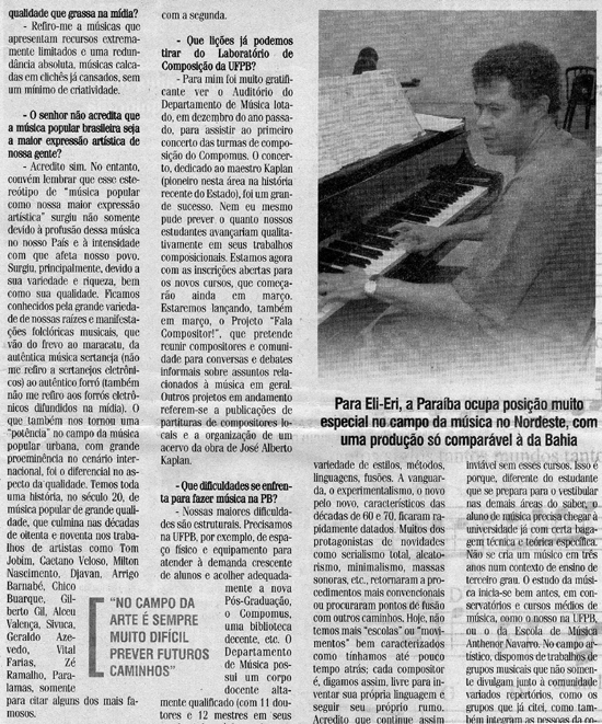 Eli-Eri - Jornal da Paraiba 2004 Eli-Eri - Jornal da Paraiba 2004