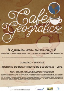Café Geográfico - Cartaz