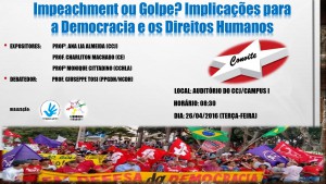 Convite Debate Golpe